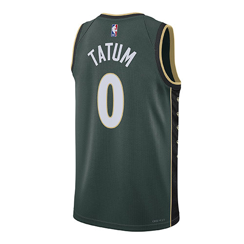 Jayson Tatum Boston Celtics City Edition Swingman Jersey-2 boston celtics city green