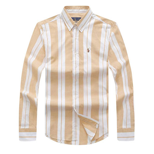Ralph brown/white striped shirt