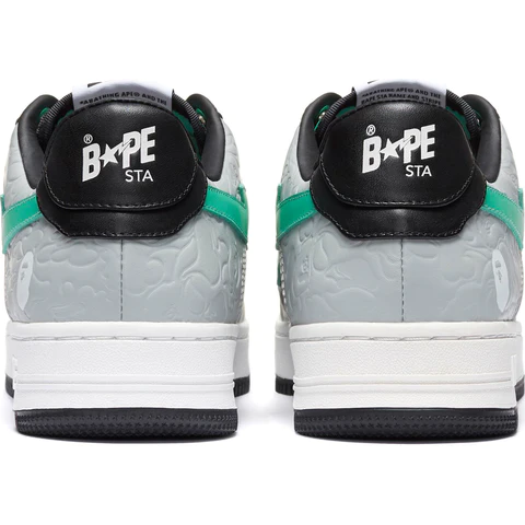 A Bathing Ape Bapesta - GreyGreen-3 Bape Bapesta ape Grey/Green