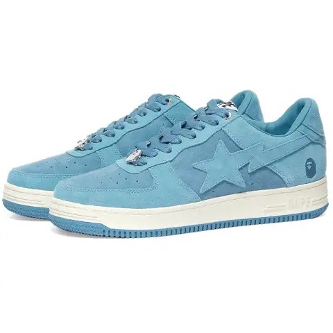 Bape Bapesta low blue