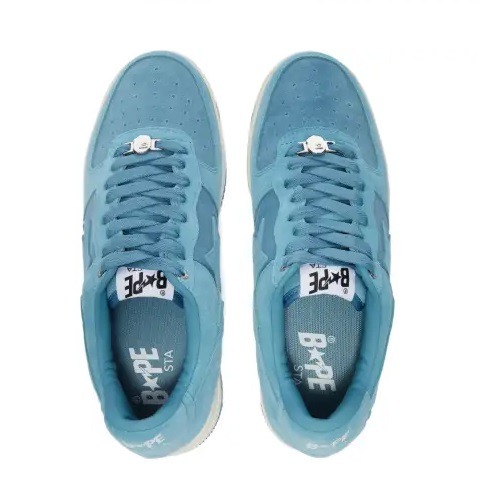Bape Bapesta low blue