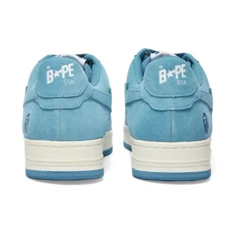 Bape Bapesta low blue
