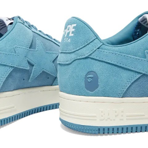 Bape Bapesta low blue