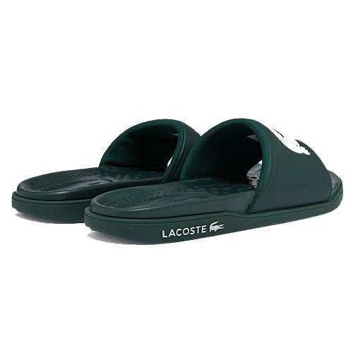 Lacoste Green Croco Dualiste Slide-3 Lacoste Green Dualiste Slide