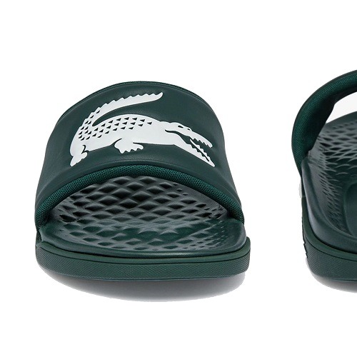Lacoste Green Croco Dualiste Slide-4 Lacoste Green Dualiste Slide