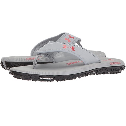Under Armour Fat Tire Slide - Grey_Black-3 under armour slide grey/black