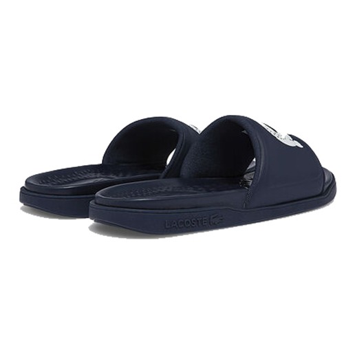 Lacoste Croco Dualiste Slide - Navy Blue-5