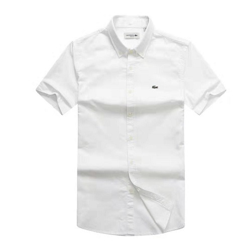 lacoste short shirt white