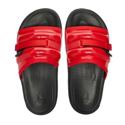 Air Jordan Super Play Slide - RedBlack-3 jordan play slide red/black