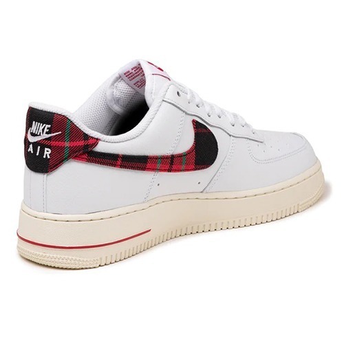 Air Force plaid white/red
