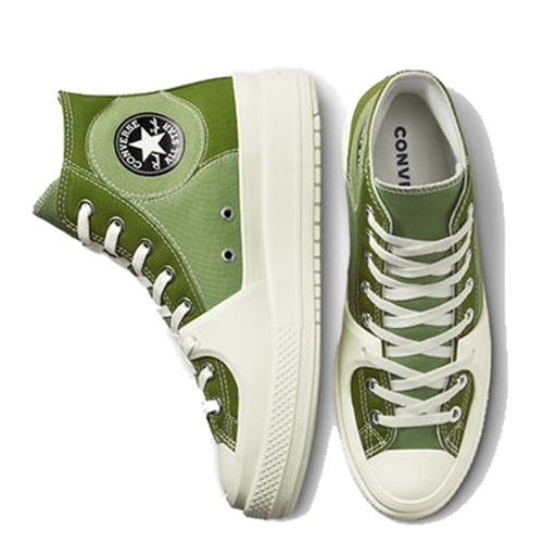 Converse All-Star Construct Colorblock - Alligator Green-4 converse construct all-star alligator
