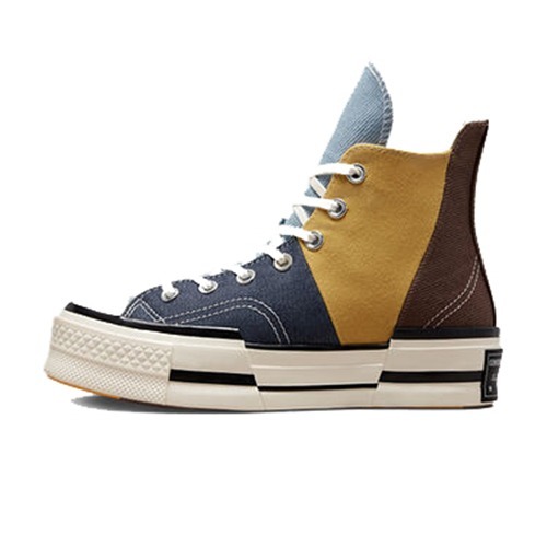 Converse Chuck 70 Plus Maerial Mashup - Brown_Navy-2 Converse plus mashup Brown/Navy