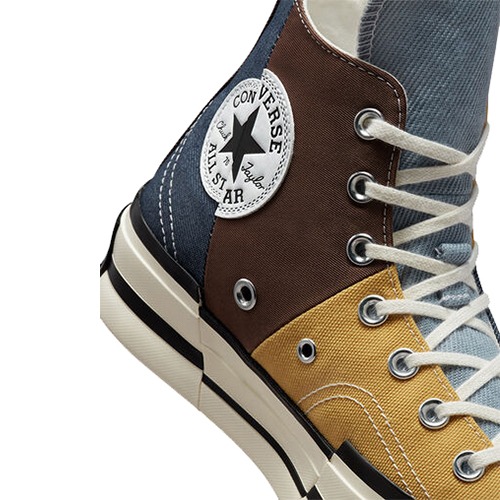 Converse Chuck 70 Plus Maerial Mashup - Brown_Navy-5 Converse plus mashup Brown/Navy
