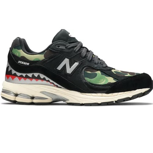 New Balance 2002R x BAPE Apes Together Strong - Black Camo-2 new balance bape camo
