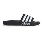 adidas shower slide black/white