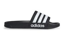 adidas shower slide black/white