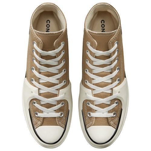 Converse All-Star Construct Deco Stitch Hi - BlackWhiteTan-3 converse construct stitch Black/White/Tan