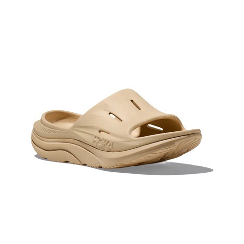 Hoka Ora Recovery Slide 3 - Sand-2 hoka recovery slide sand