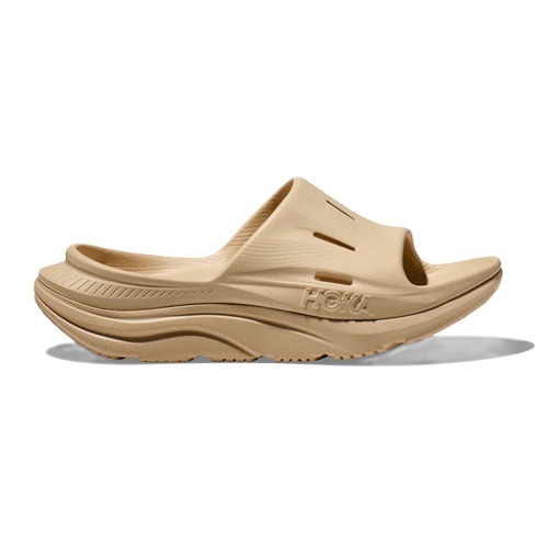 Hoka Ora Recovery Slide 3 - Sand-3 hoka recovery slide sand