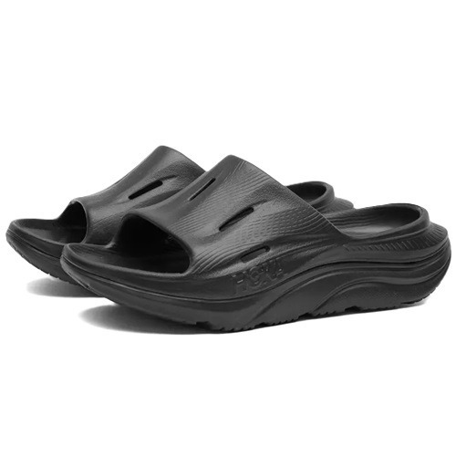 Hoka Ora Recovery Slide 3 - Black hoka recovery slide black