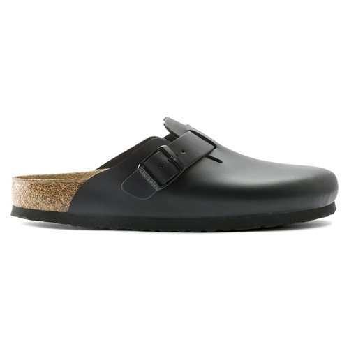 Birkenstock Boston Black Leather