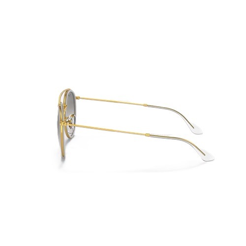 Ray-Ban Round Double Bridge - Polished Gold-4 RayBan double bridge gold