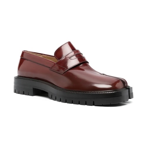 Tabi Split Leather Bordeaux