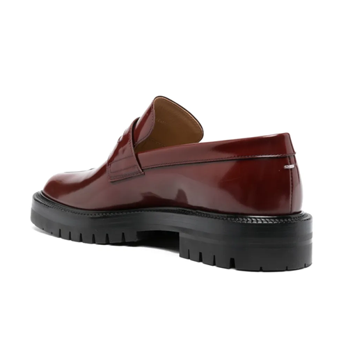 Tabi Split Leather Bordeaux
