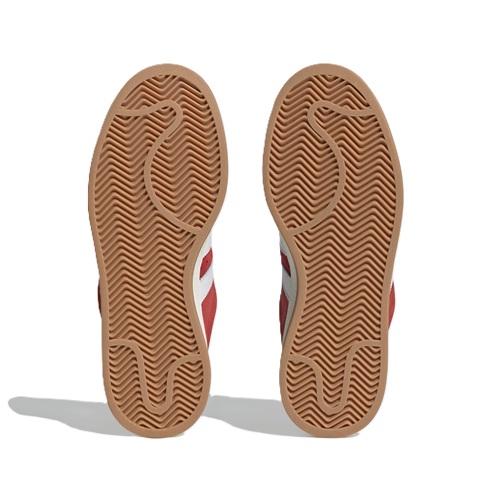 adidas campus red/white