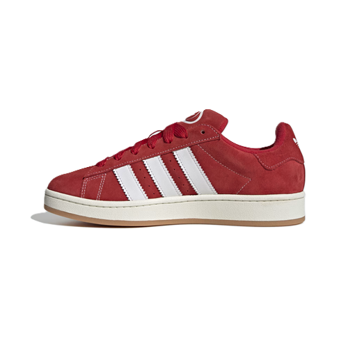adidas campus red/white