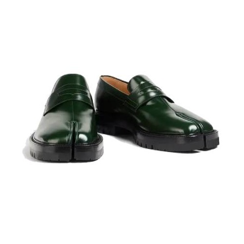 Tabi Split Leather Green