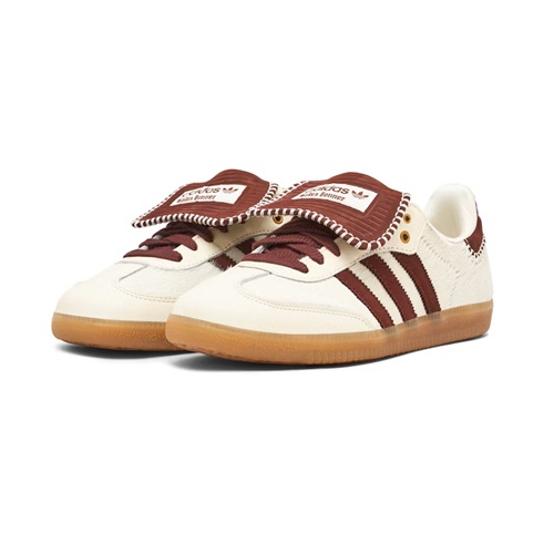 adidas wales samba White/Burgundy