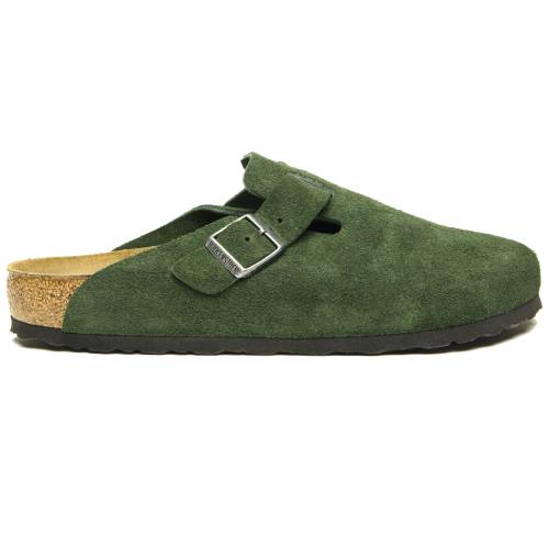Birkenstock Boston Suede Green
