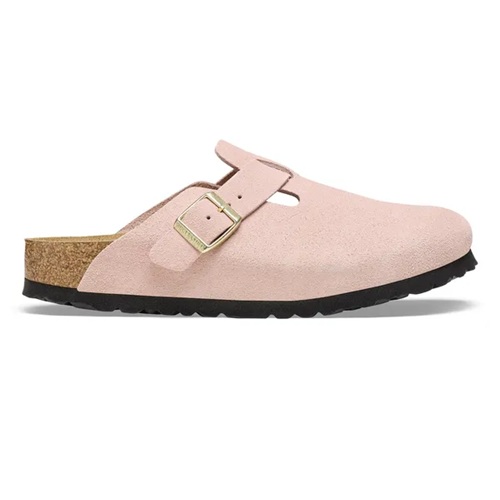 Birkenstock Boston Suede Clog - Light Rose-2 Birkenstock Boston Suede Rose