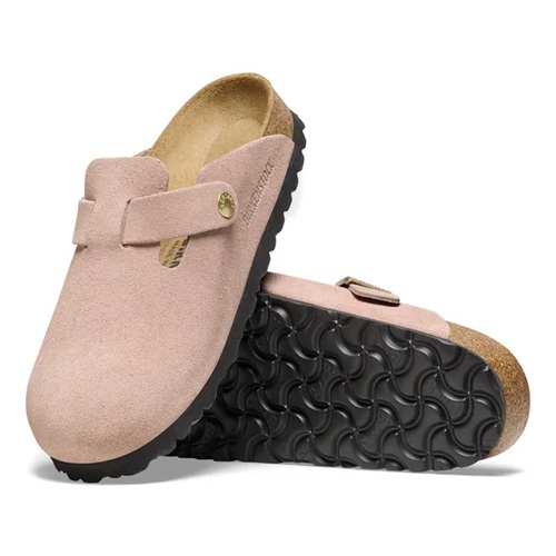 Birkenstock Boston Suede Clog - Light Rose-3 Birkenstock Boston Suede Rose