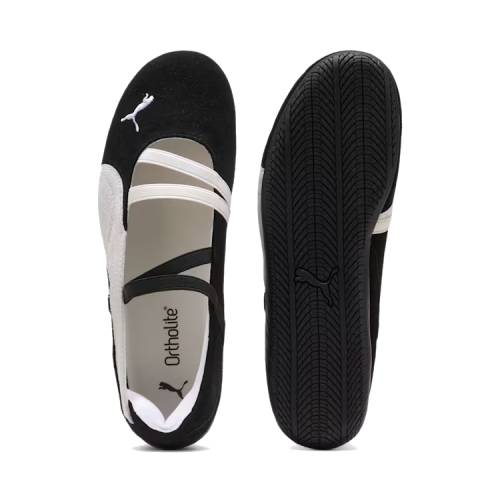 Puma Speedcat Suede Ballet WMNS Shoes - BlackWhite-3 Puma Speedcat Black/White Shoe