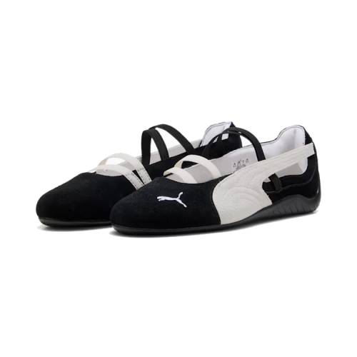 Puma Speedcat Suede Ballet WMNS Shoes - BlackWhite-4 Puma Speedcat Black/White Shoe