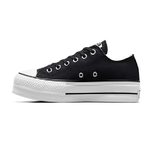 Converse lift platform black/white