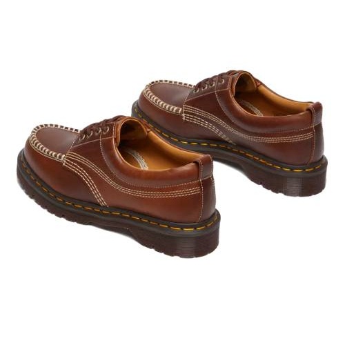 Dr Martens Lowell Leather Moc Toe Butterscotch Shoes-5 Martens Lowell Butterscotch Shoes