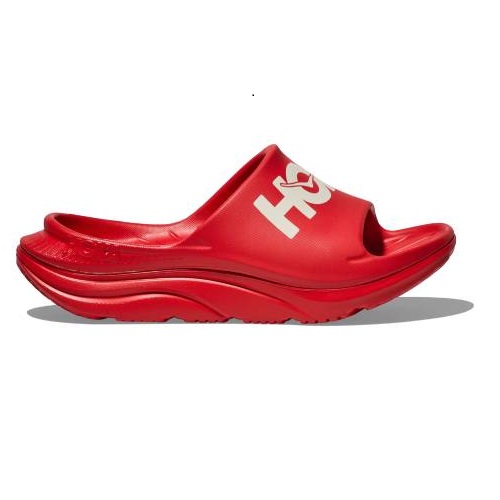 hoka Athletic slide red