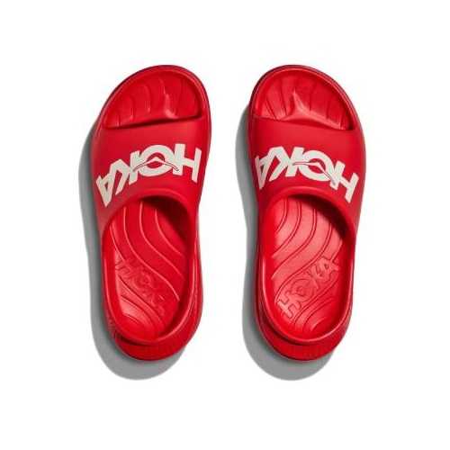 hoka Athletic slide red
