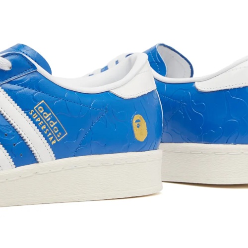 adidas bape superstar blue