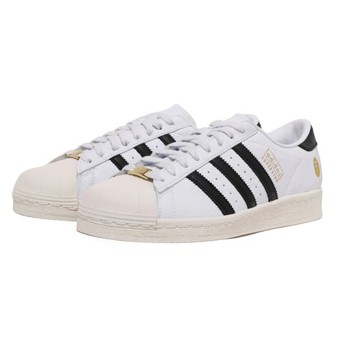 adidas bape superstar white