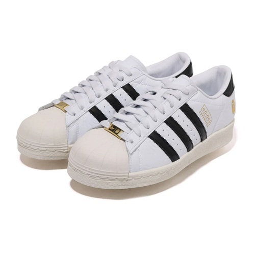 adidas bape superstar white