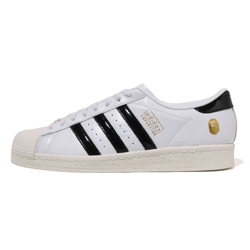 adidas bape superstar white