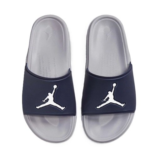 Jordan Jumpman NavyGrey Slides-3 Jumpman Navy/Grey Slides