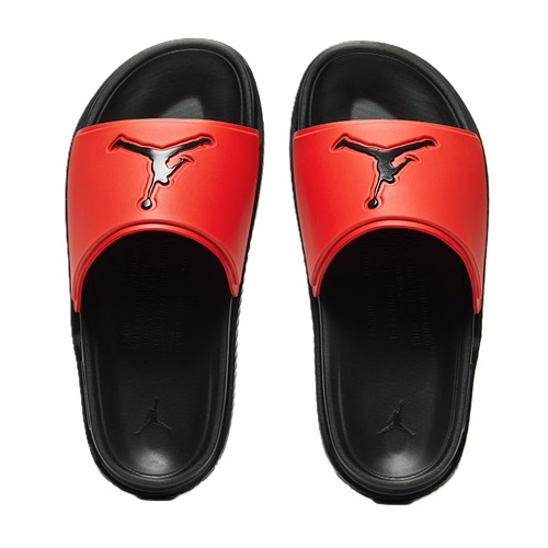 Jumpman Red/Black Slides