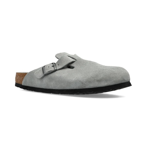 Birkenstock Boston Suede Grey Clog -3 Birkenstock Boston Suede Grey