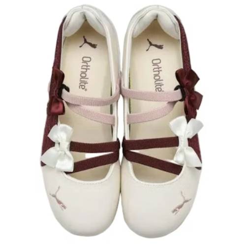 Puma Speedcat Ballet Lace Ivory-Ruby Shimmer-4 Speedcat Ballet ivory-ruby