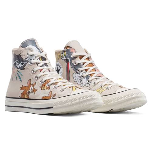 Tom & Jerry x Converse Chuck Taylor All-Star High-4 tom jerry converse egret